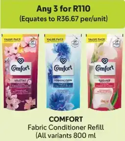 Makro Comfort Fabric Conditioner Refill offer