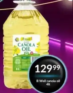Super Save B Well canola oil offer