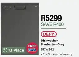 House & Home DEFY Dishwasher Manhattan Grey offer