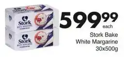 Save Stork Bake White Margarine offer
