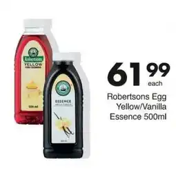 Save Robertsons Egg Yellow/Vanilla Essence offer