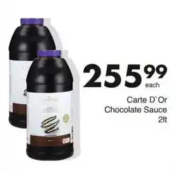 Save Carte D'Or Chocolate Sauce offer