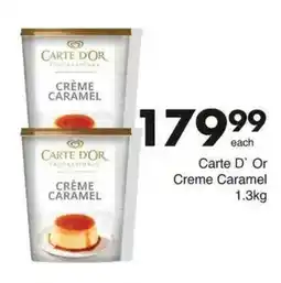 Save Carte D' Or Creme Caramel offer