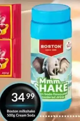 Super Save Boston milkshake offer