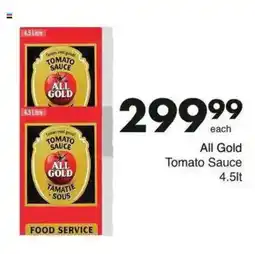 Save All Gold Tomato Sauce offer