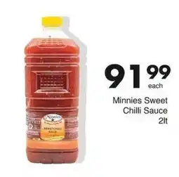 Save Minnies Sweet Chilli Sauce offer