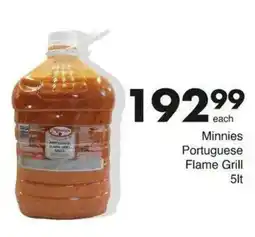 Save Minnies Portuguese Flame Grill offer