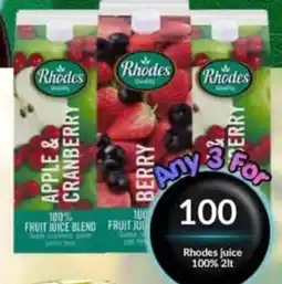 Super Save Rhodes juice offer