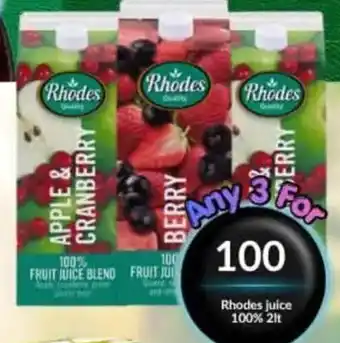 Super Save Rhodes juice offer