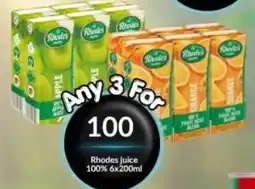 Super Save Rhodes juice offer