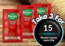 Super Save Rhodes Tomato Paste offer