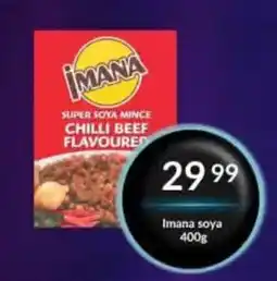 Super Save Imana super soya mince chilli beef flavoured offer