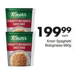 Save Knorr Spaghetti Bolognaise Sauce Base offer