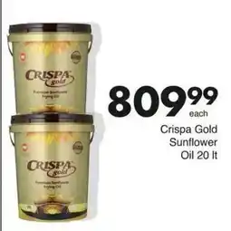 Save Crispa Gold Sunflower Oil offer
