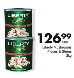 Save Liberty Select Mushrooms offer