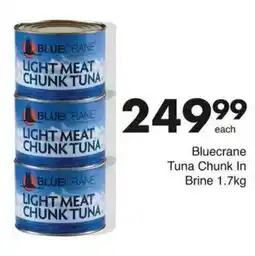 Save Bluecrane Tuna Chunk In Brine offer