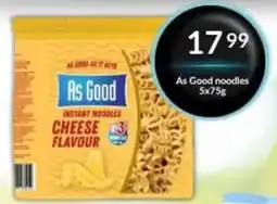 Super Save As Good instant noodles cheese flavour offer