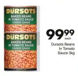 Save Dürsots Baked Beans In Tomato Sauce Choice Grade offer