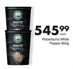 Save Robertsons White Pepper offer