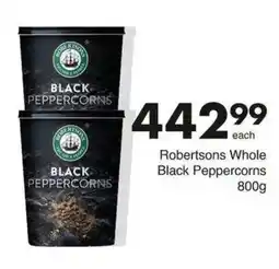 Save Robertsons Whole Black Peppercorns offer