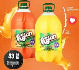 Super Save Fusion Juice Concentrate offer