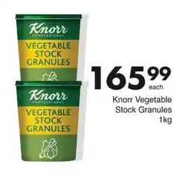 Save Knorr Vegetable Stock Granules offer