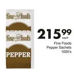 Save Fine Foods Pepper Sachets offer