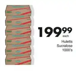 Save Hulett's Sucralose 1000's offer