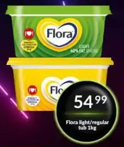 Super Save Flora light/regular tub offer