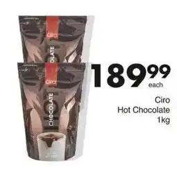 Save Ciro Hot Chocolate offer