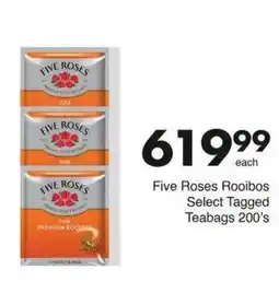 Save Five Roses Rooibos Teabags offer