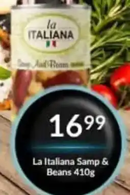 Super Save La Italiana Samp & Beans offer