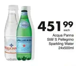 Save Acqua Panna Still/ S Pellegrino Sparkling Water offer