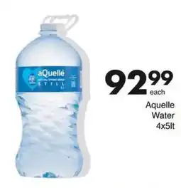 Save Aquelle Water offer