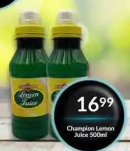 Super Save Champion Lemon Juice offer