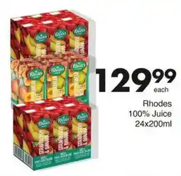 Save Rhodes 100% Juice offer
