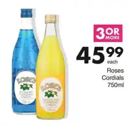 Save Roses Cordials offer