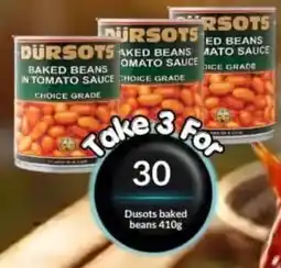 Super Save Dursots baked beans offer