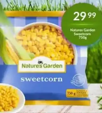 Super Save Natures Garden sweetcorn offer