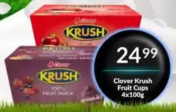 Super Save Clover Krush Fruit Cups offer