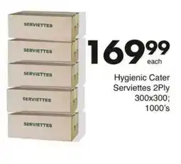 Save Hygienic Cater Serviettes 2Ply offer