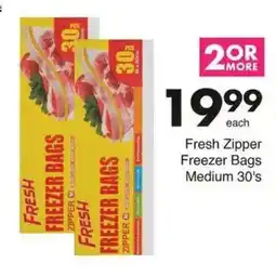 Save Fresh Zipper Freezer Bags offer