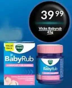 Super Save Vicks BabyRub offer