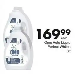 Save Omo Auto Liquid Perfect Whites offer