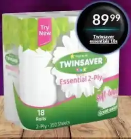 Super Save Twinsaver essentials 18s offer