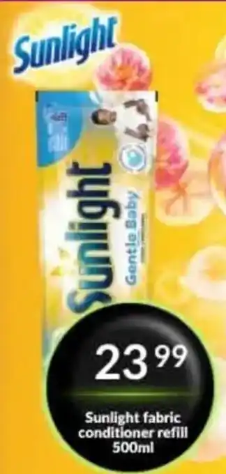 Super Save Sunlight fabric conditioner refill offer