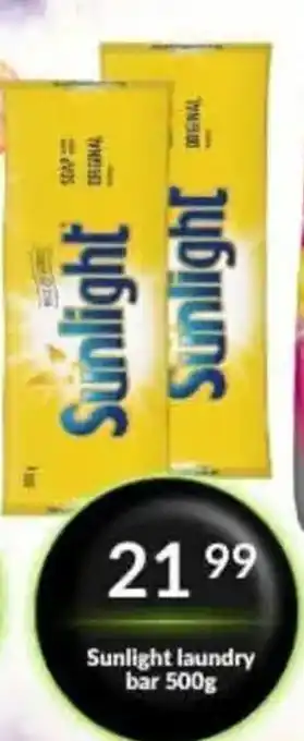 Super Save Sunlight laundry bar offer