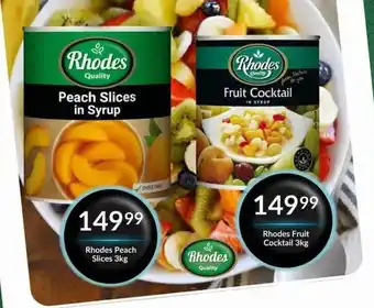 Super Save Rhodes Peach Slices in Syrup offer