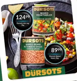 Super Save Dürsots Baked Beans in Tomato Sauce offer