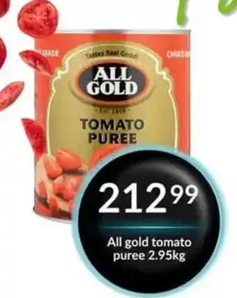 Super Save All gold tomato puree offer